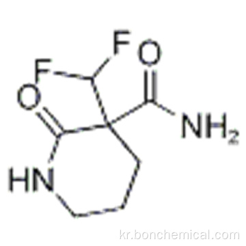 3- 디 플루오로 메틸 -2- 옥소 -3- 피 페리 딘 카르 복스 아미드 CAS 126309-11-3